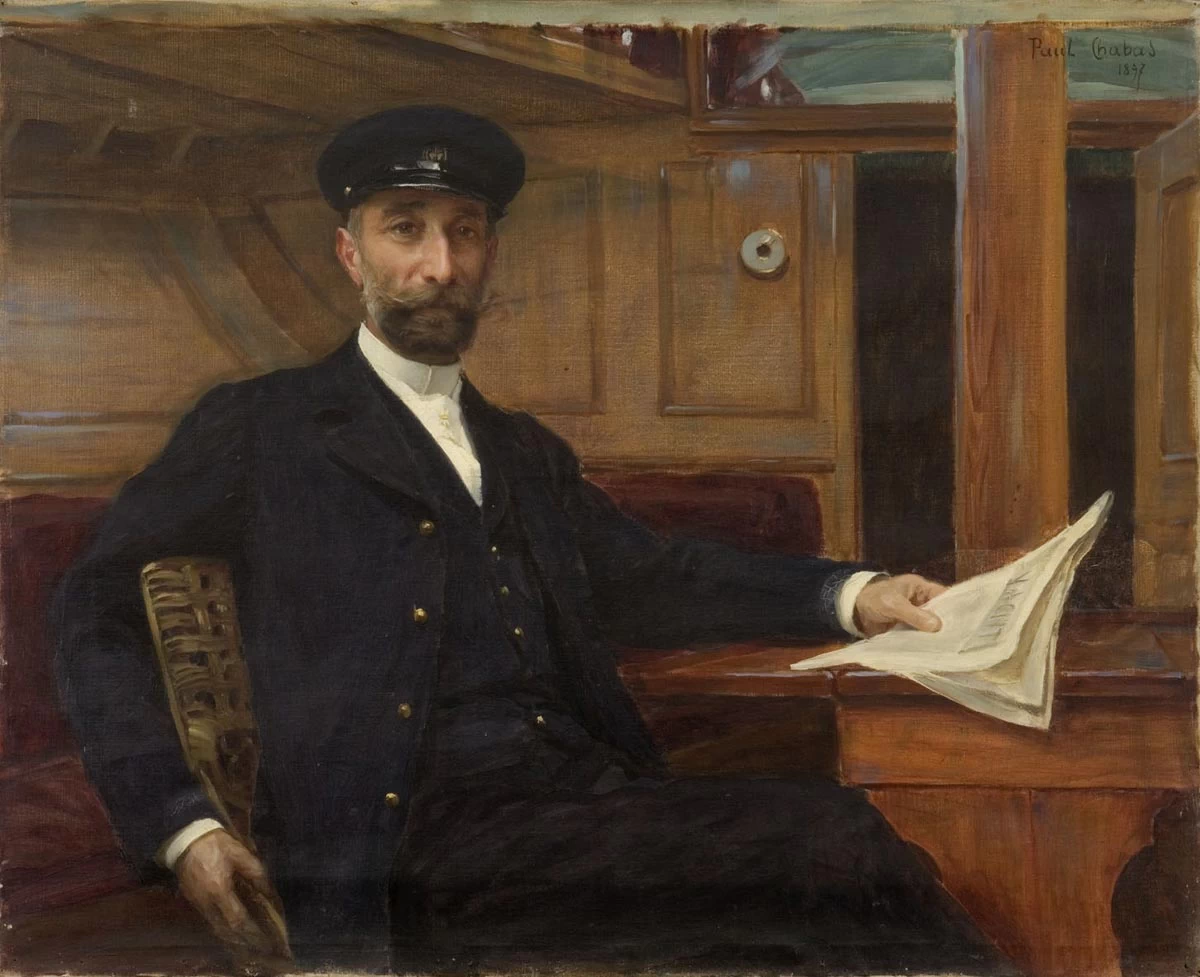 Paul Émile Chabas - Ritratto di Rogatien Levesque, Museo delle Belle Arti di Nantes